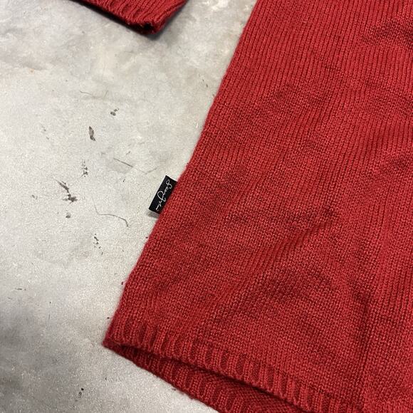 Mens Vintage Sean John Spell Out Sweater Red Size 2XL XXL Hip Hop - Picture 6 of 6